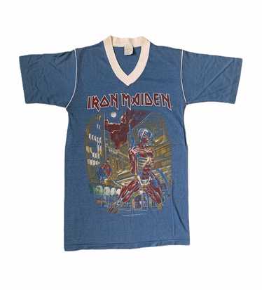 Band Tees × Iron Maiden × Vintage vintage 80s IRO… - image 1