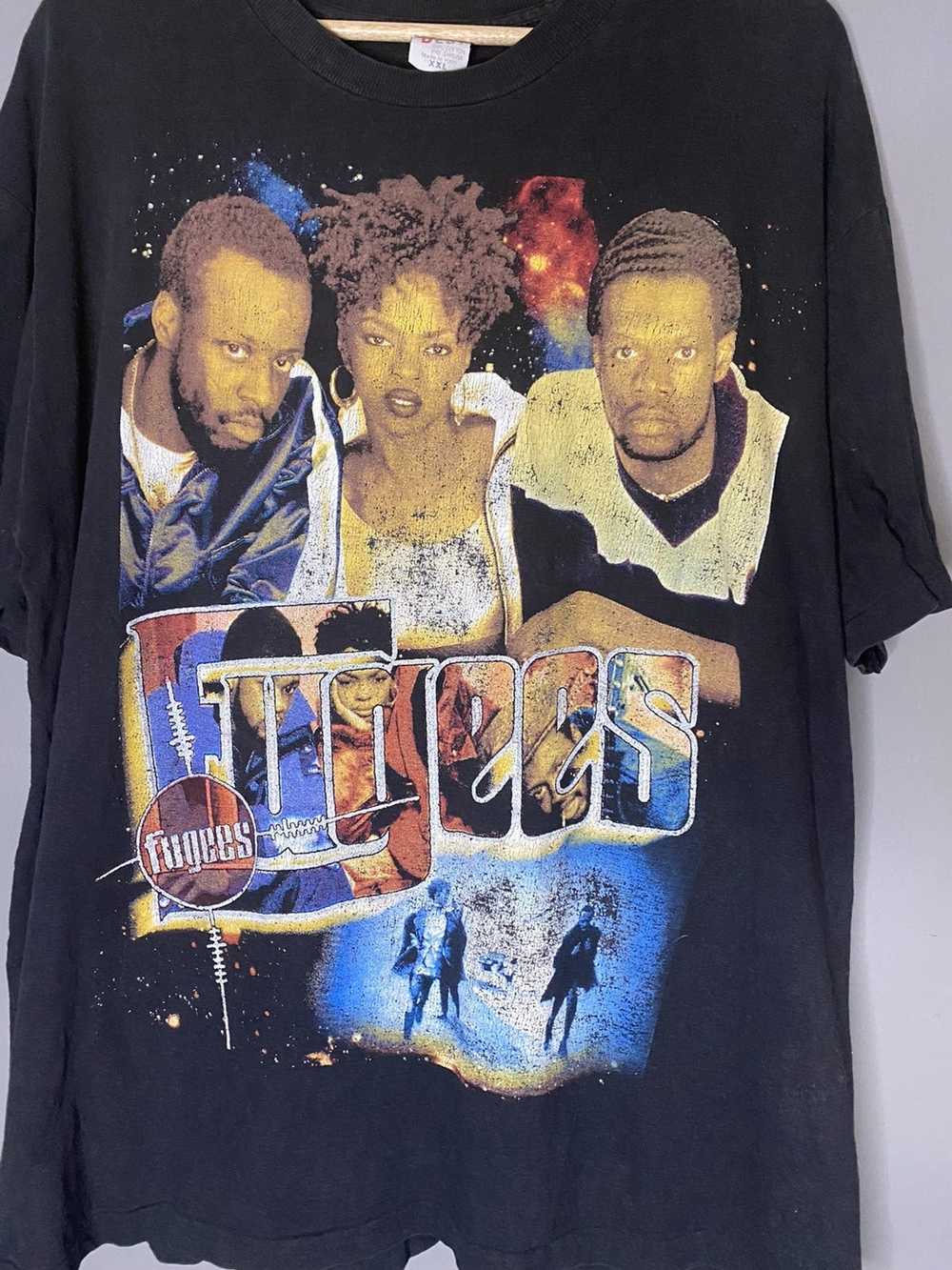 Rap Tees × Vintage Fugees Wyclef Jean Lauryn Hill… - image 5