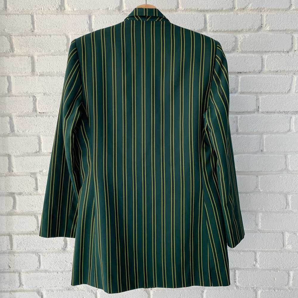 Green Stripes Blazer - image 2