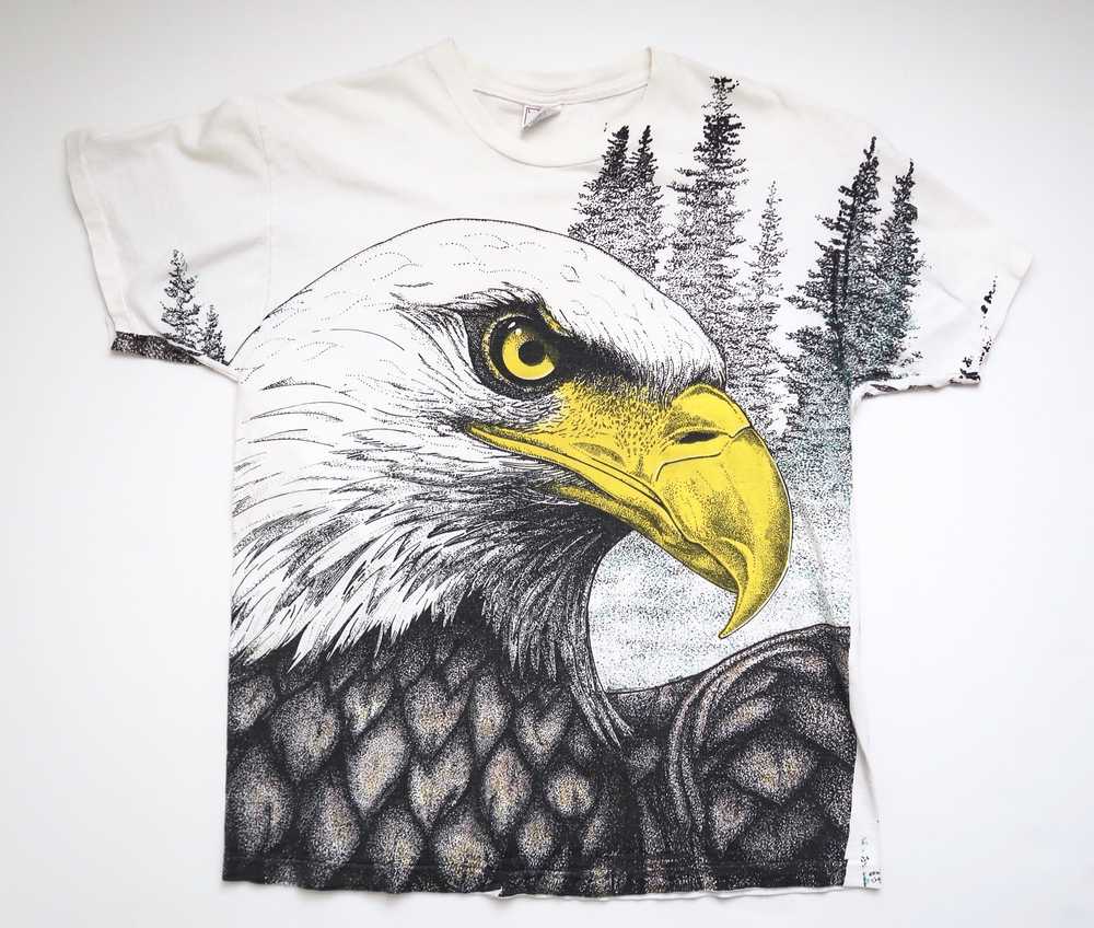 90s Bald Eagle Sweatshirt - Men's Large – Flying Apple Vintage