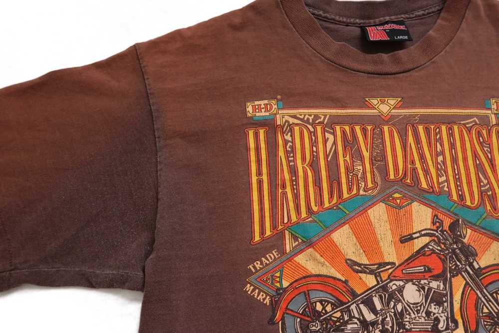 Vintage 1991 Harley Davidson Holoubek Graphic Tee - image 5