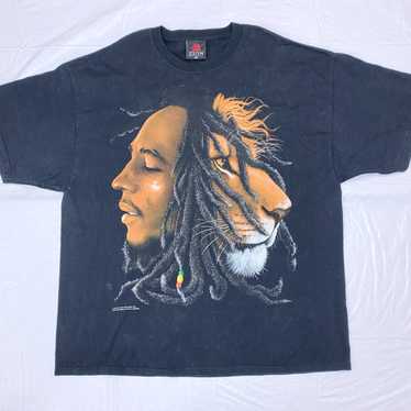 Rare Vintage 2004 Bob Marley and the factory Lion T-Shirt