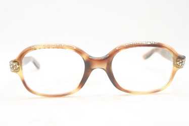 Unused Rhinestone Vintage Cat Eye Glasses - image 1