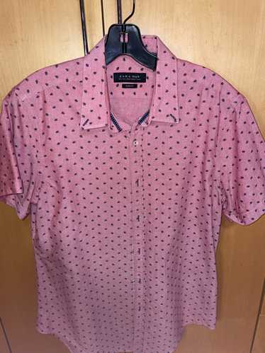 Zara Slim fit Zara short sleeve button down - image 1