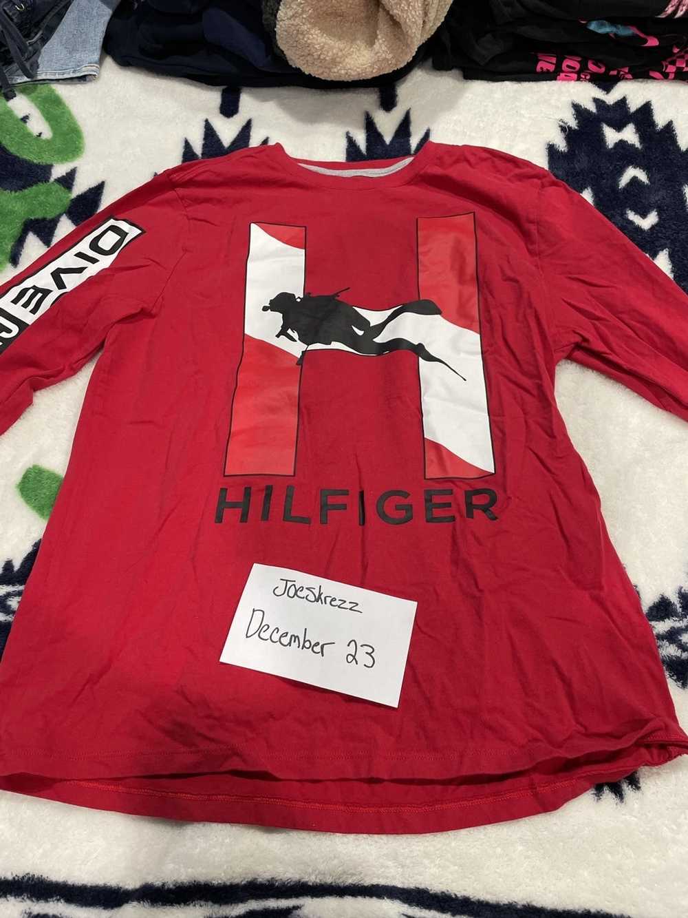 Tommy Hilfiger Red long sleeve - image 2