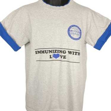 Vintage Immunizing With Love T Shirt Vintage 90s N
