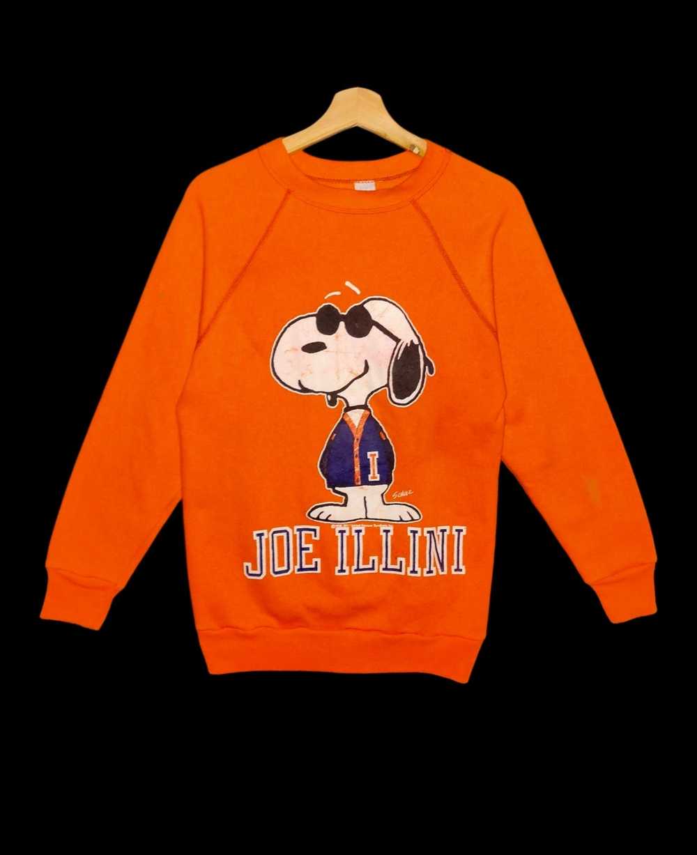 Custom Sweatshirt Snoopy Joe Illini Sweatshirt Pr… - image 1