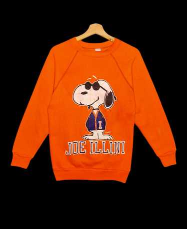 Custom Sweatshirt Snoopy Joe Illini Sweatshirt Pr… - image 1