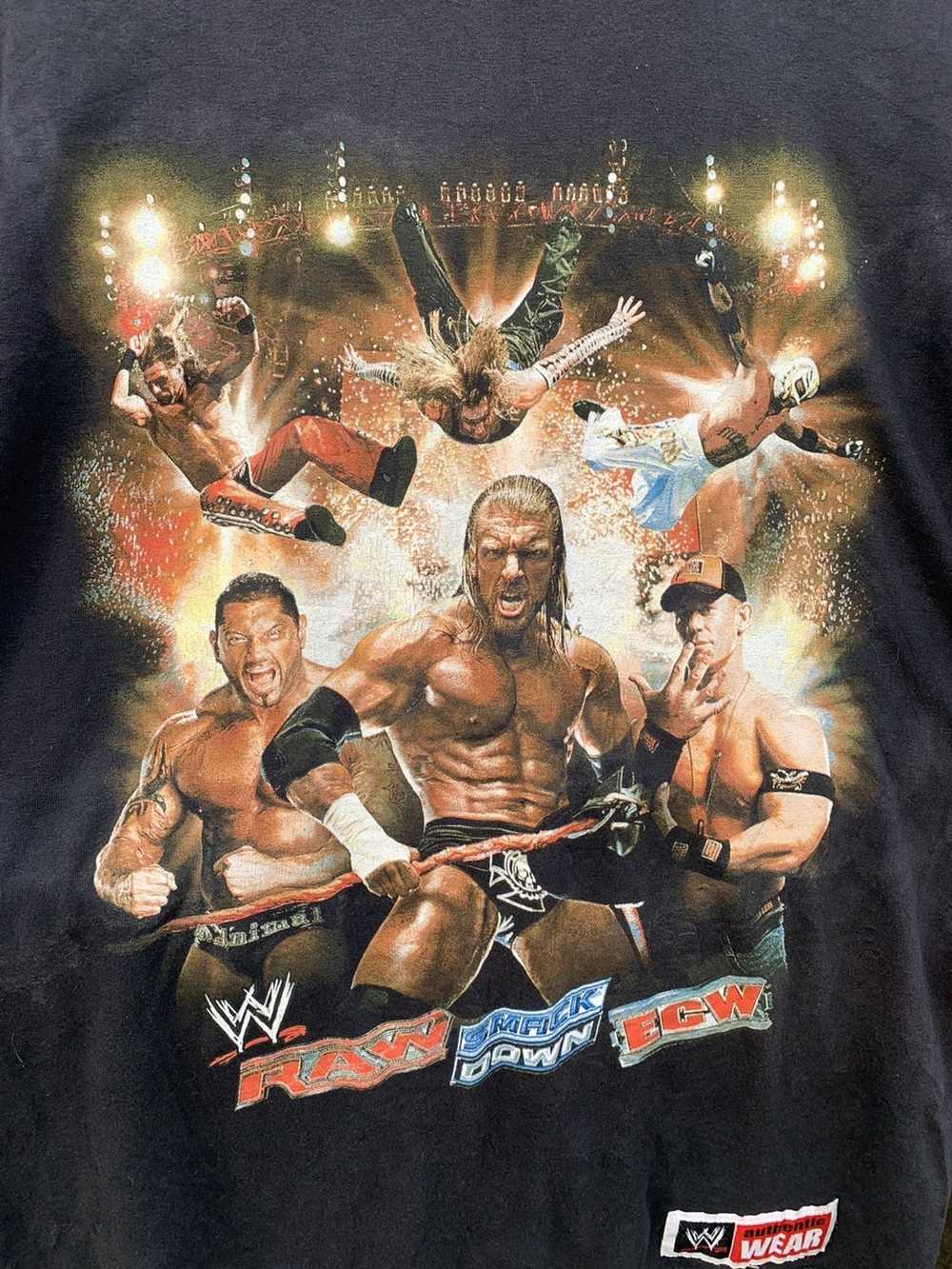 Vintage × Wwe Vintage WWE Raw Smackdown ECW Tshirt - image 3