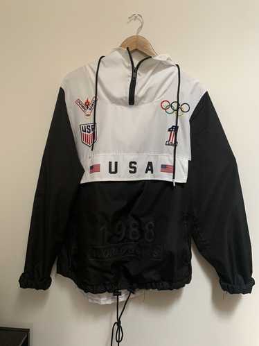 Vintage Vintage 1988 USA Olympic WindBreaker w/ ho
