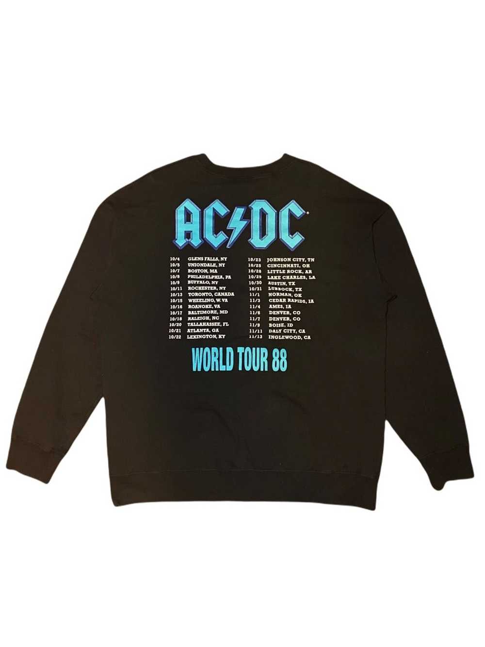 Vintage AC/DC 1977 Tour crewneck - image 2