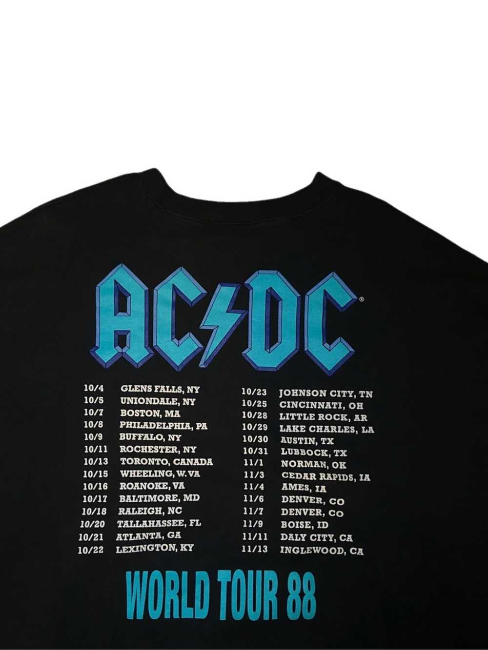 Vintage AC/DC 1977 Tour crewneck - image 4