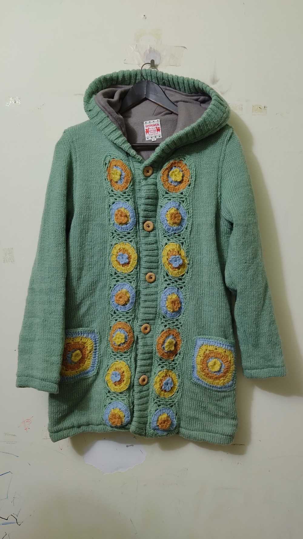 Designer × Japanese Brand Titicaca wool Hoodie Ja… - image 6
