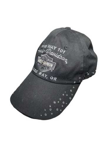 Vintage Harley Davidson Rhinestone-embellished em… - image 1