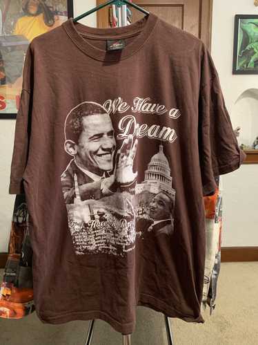 Streetwear MLK x Obama shirt xxl