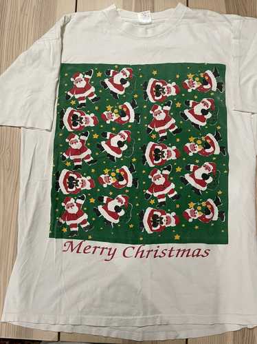 Christmas shirt, vintage santa, - Gem