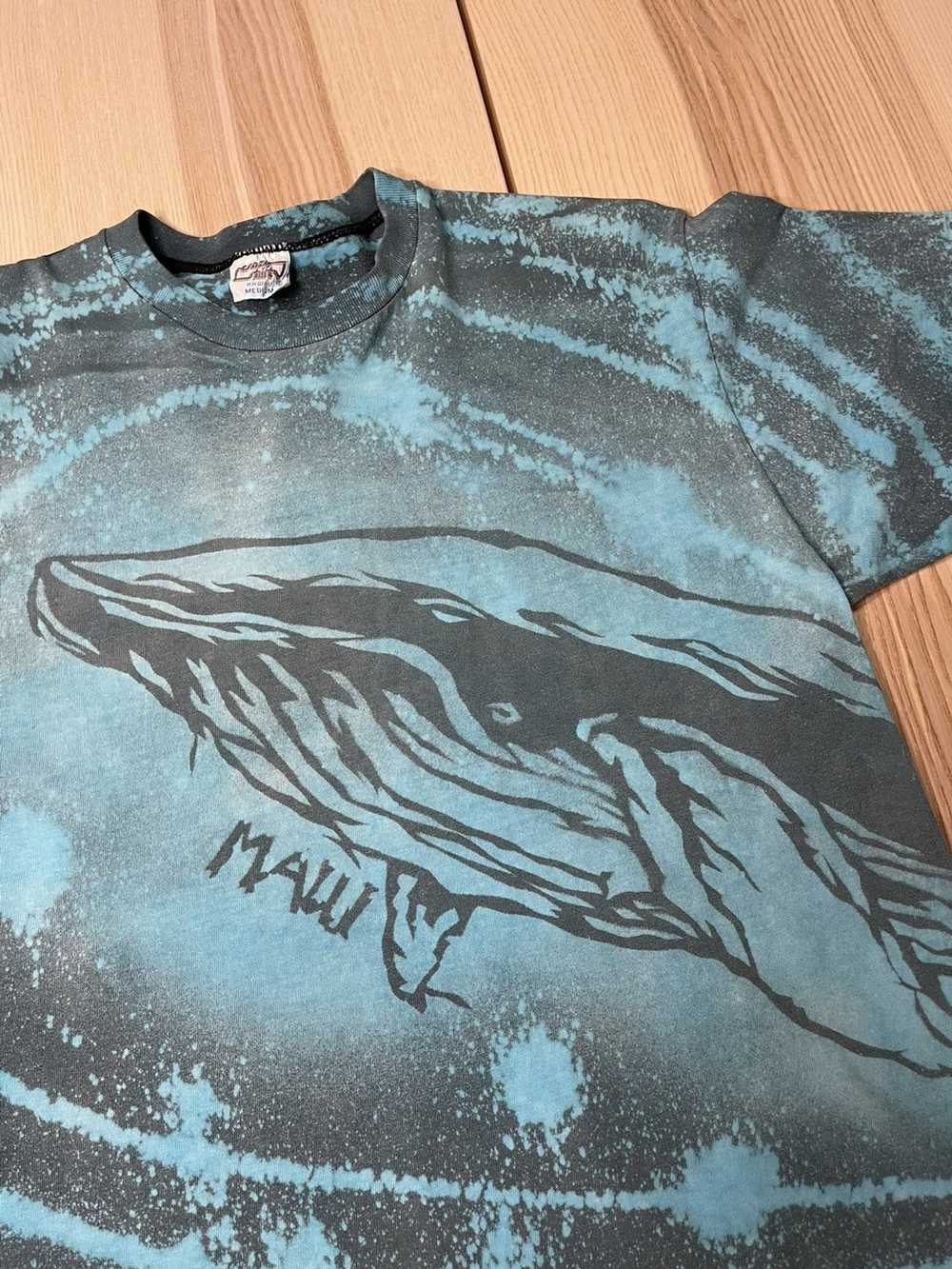 Crazy Shirts × Vintage Vintage Blue Whale Maui Ha… - image 2