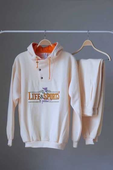 SPRIDER 90's Oversized Hooded Jogging Suit