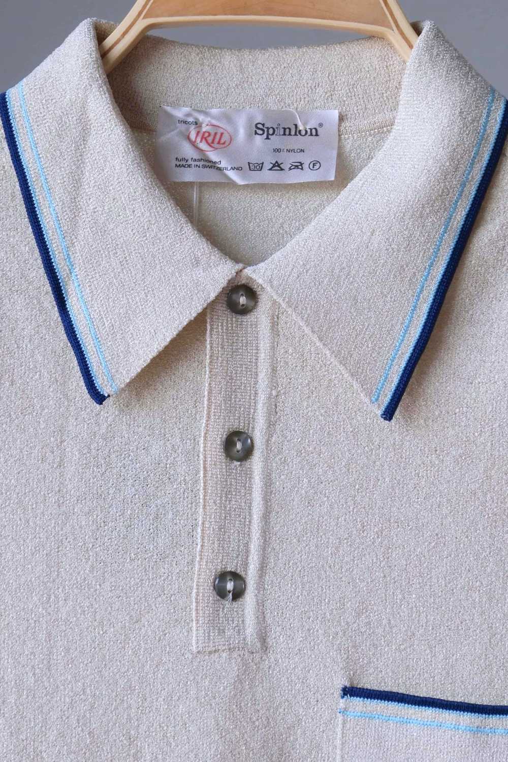 IRIL 70's Knit Mousse Polo Shirt - image 11