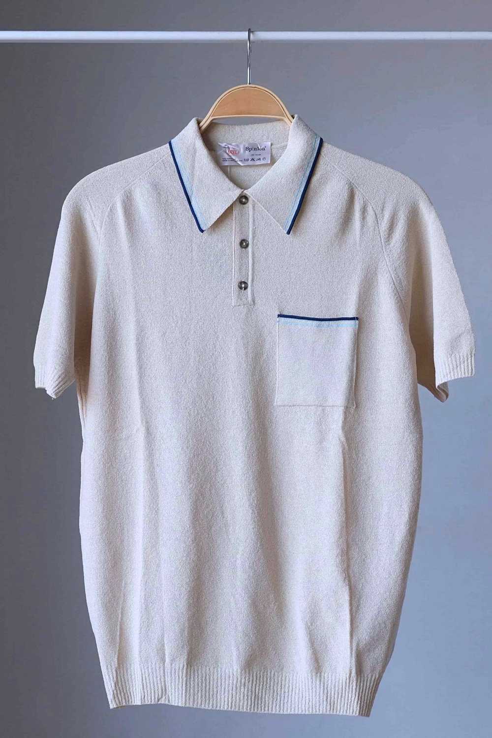 IRIL 70's Knit Mousse Polo Shirt - image 3