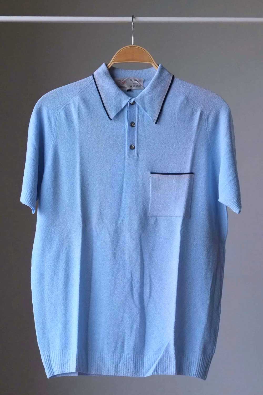 IRIL 70's Knit Mousse Polo Shirt - image 5