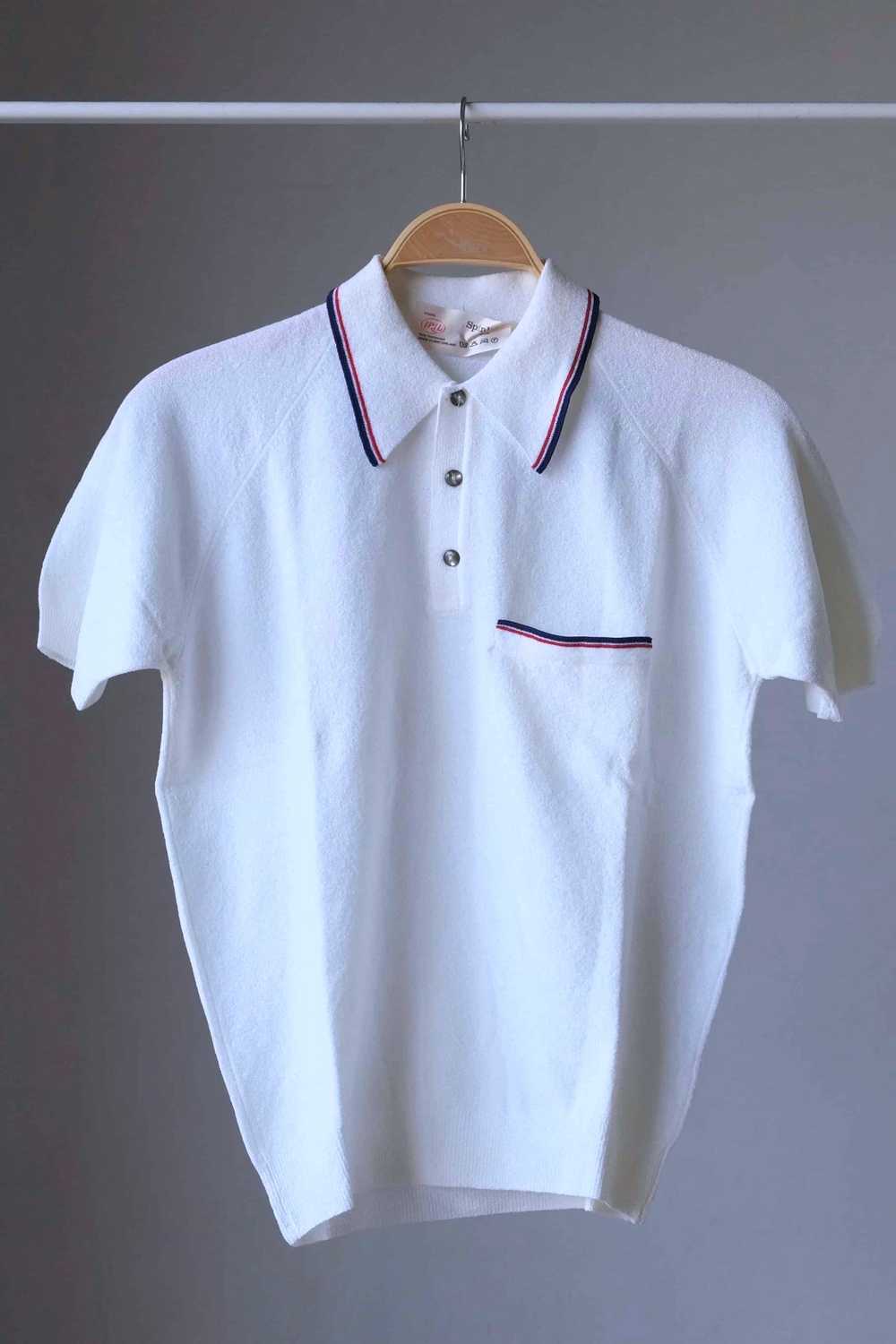 IRIL 70's Knit Mousse Polo Shirt - image 6