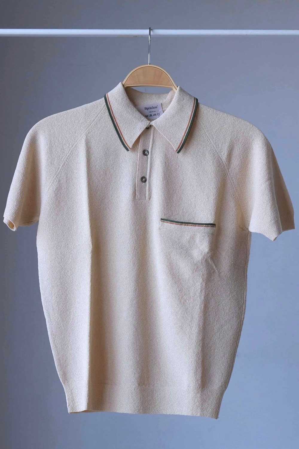 IRIL 70's Knit Mousse Polo Shirt - image 9