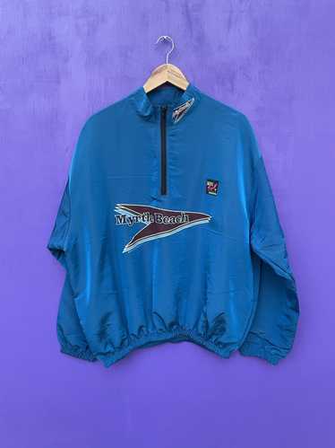 90s surf style windbreaker - Gem