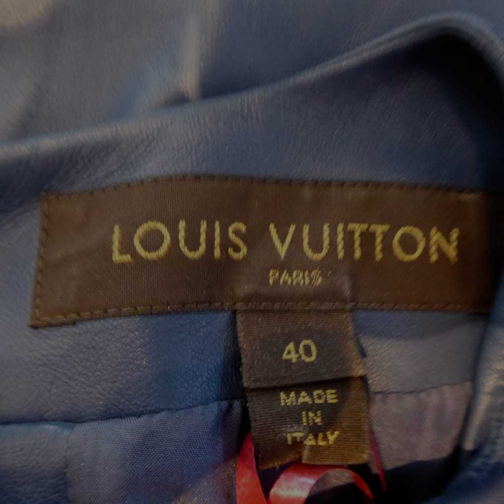 Louis Vuitton Leather mini dress - image 3