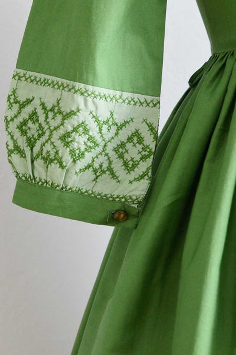 50s Green Dress / XS - image 2