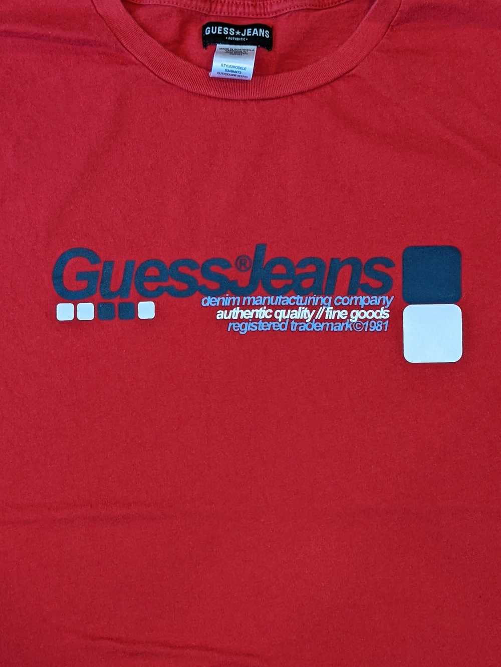 Guess Guess Jeans Co. red t-shirt - image 2