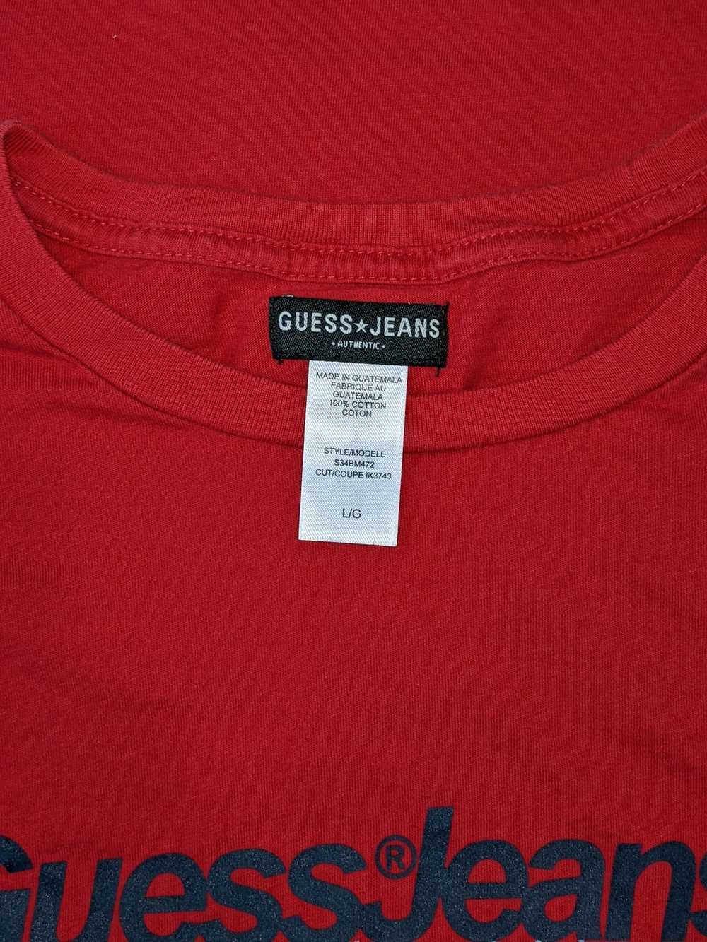 Guess Guess Jeans Co. red t-shirt - image 3