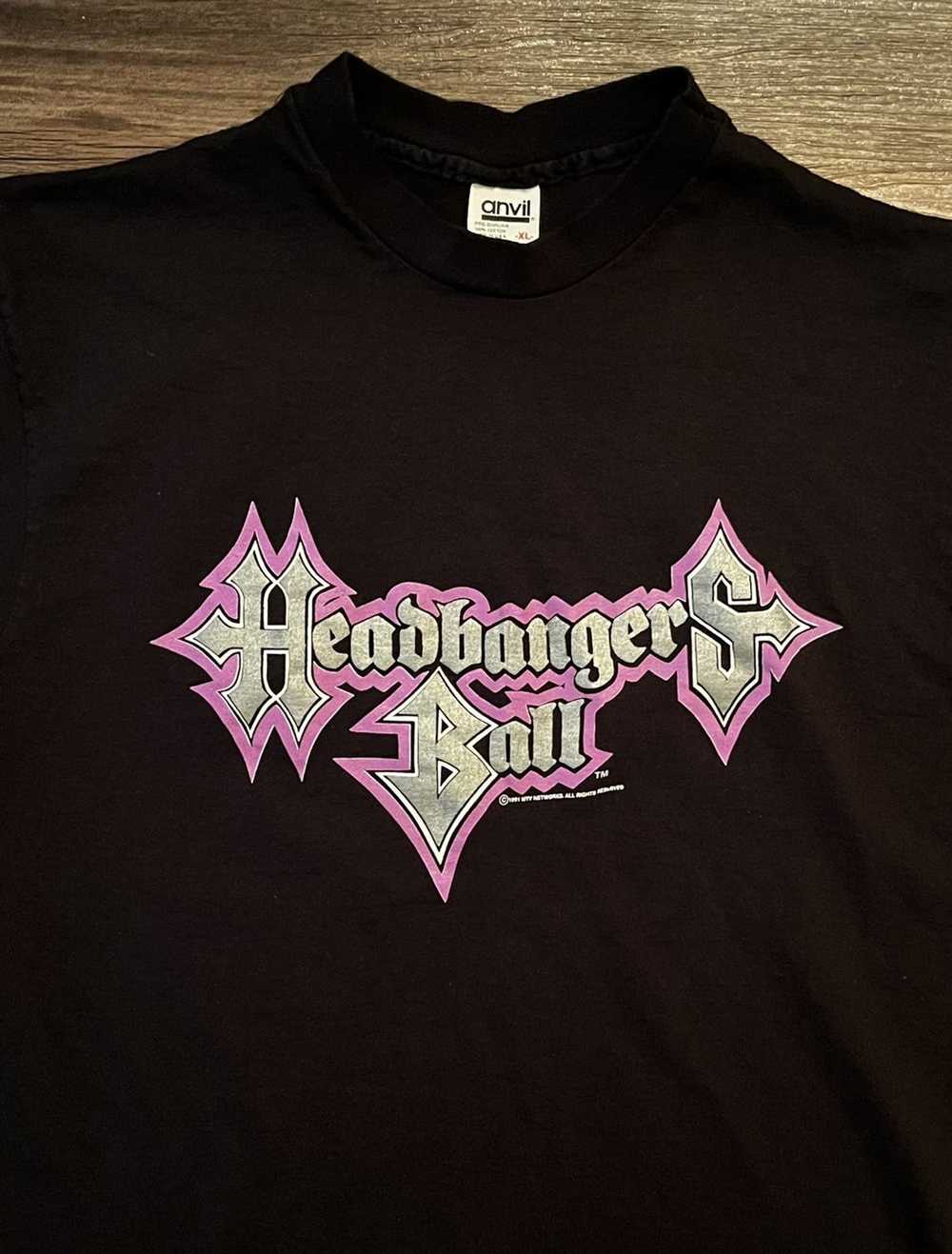 Mtv × Vintage Vintage MTV Headbangers Ball t-shir… - image 2