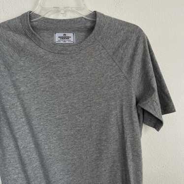 Reigning Champ Men&s Raglan Tee, H. Grey, XX-Large