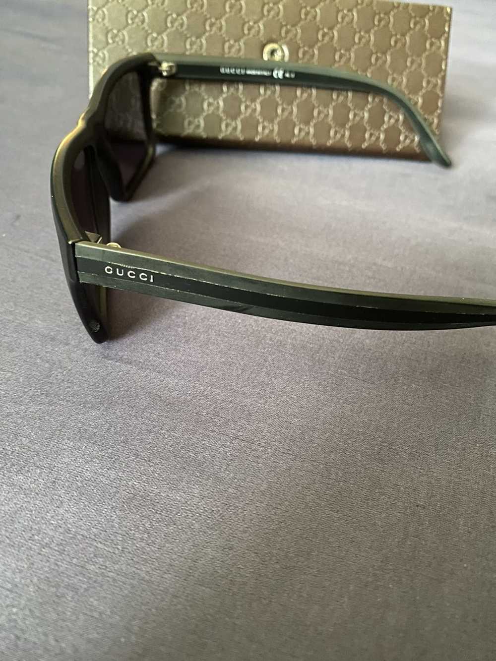 Gucci Gucci Black/black stripe Sunglasses - image 2