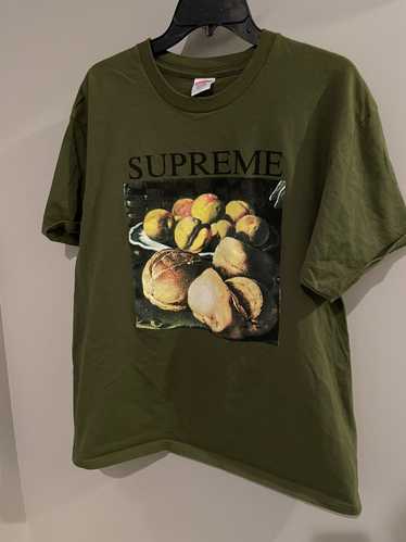 Supreme Still Life Peaches And Bred XL Red Tee Shirt - Gem