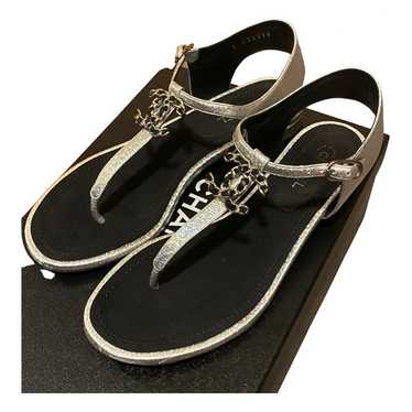 Chanel Leather flip flops - image 1