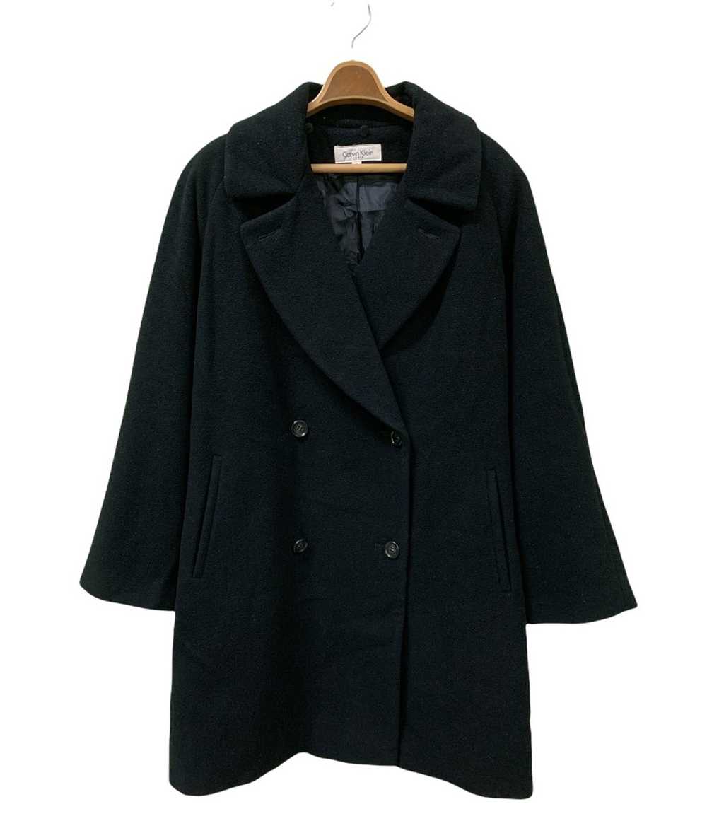 Calvin Klein × Designer Black wool-blend double-b… - image 1