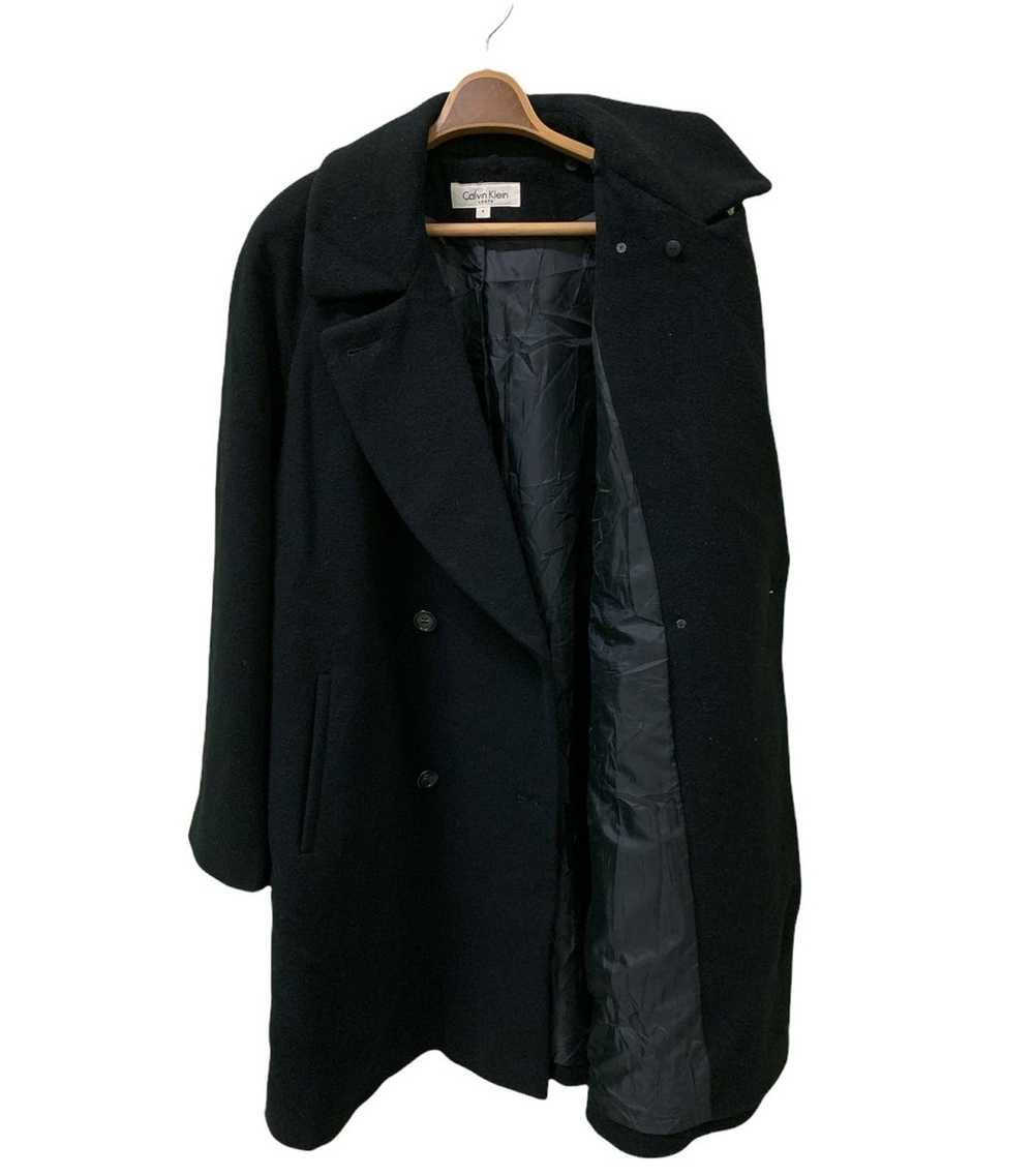 Calvin Klein × Designer Black wool-blend double-b… - image 3