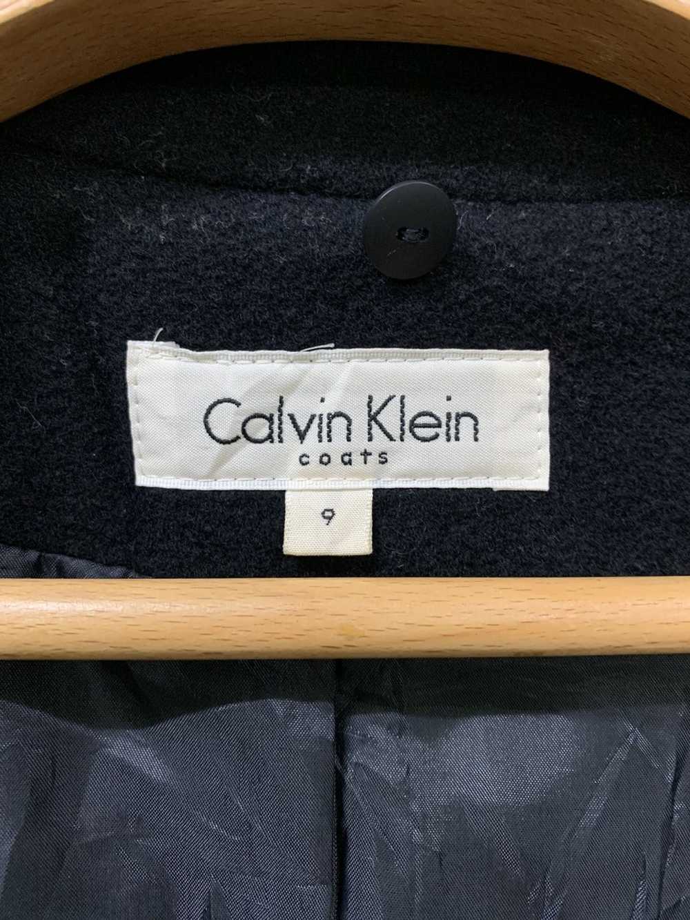 Calvin Klein × Designer Black wool-blend double-b… - image 7