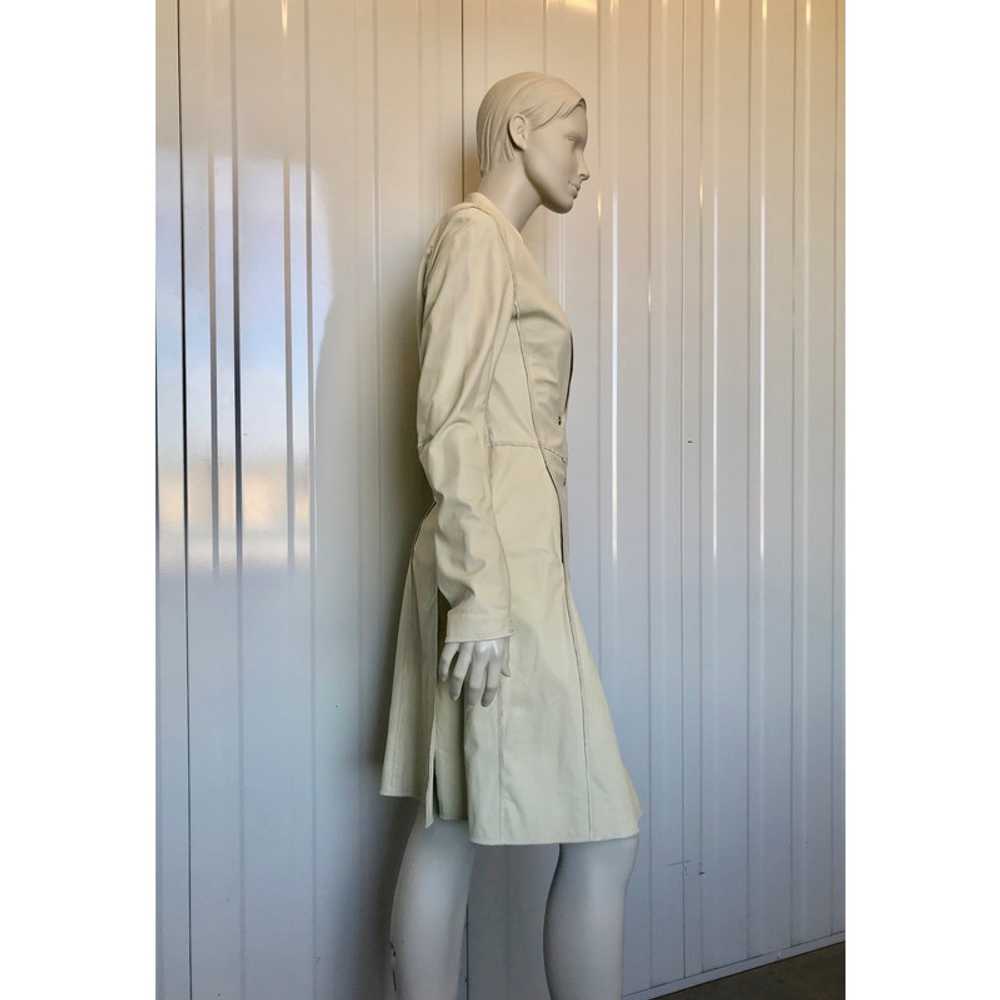 Sylvie Schimmel Jacket/Coat Leather in Cream - image 2