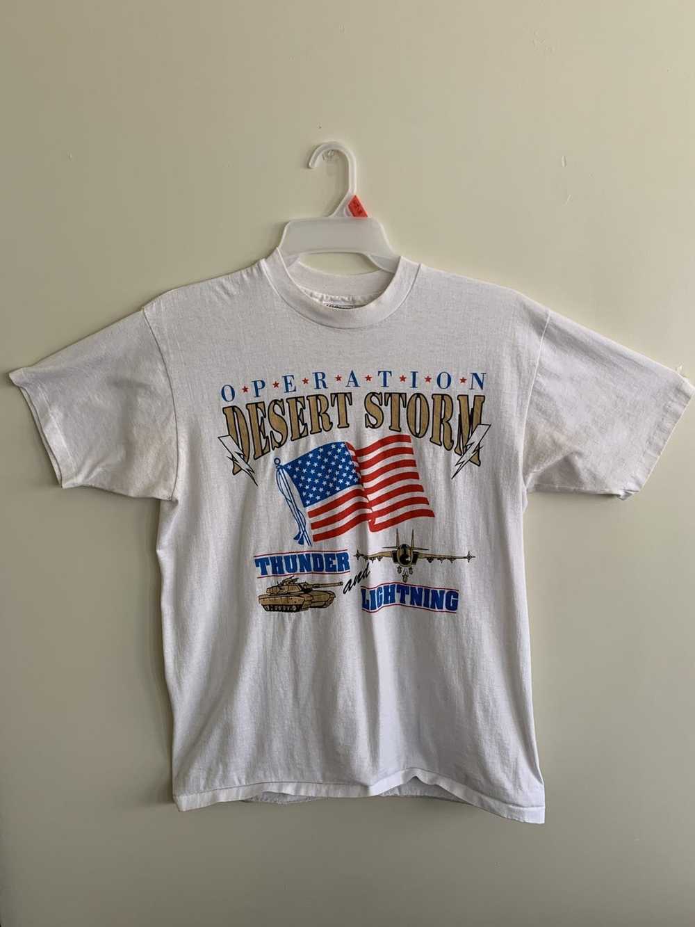 Hanes Vintage Hanes Operation Desert Storm T-Shirt - image 1