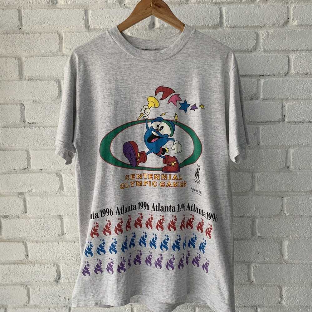 Usa Olympics × Vintage 96’s Atlanta Olympic Tee - image 1