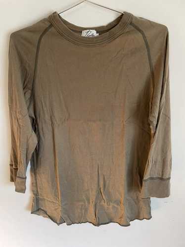 Needles Needles Khaki Olive Army Roundneck Longsle