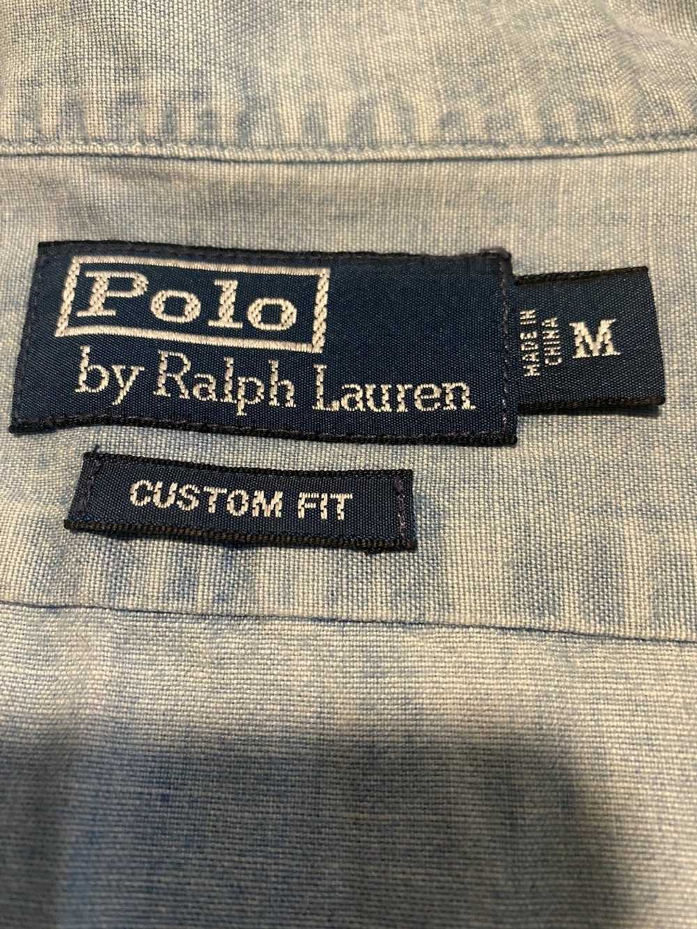 Polo Ralph Lauren Polo Short Sleeve denim button … - image 2