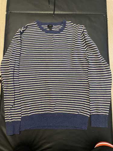 J.Crew Striped long sleeve knit sweater