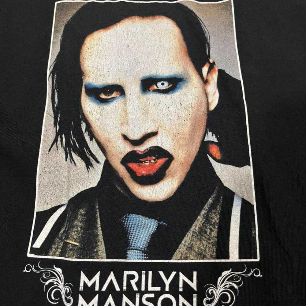 Other Modern Marilyn Manson Graphic Black t-shirt… - image 3