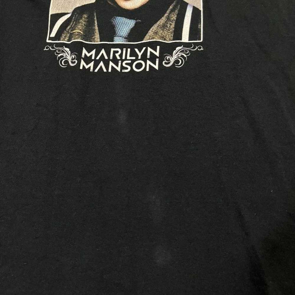 Other Modern Marilyn Manson Graphic Black t-shirt… - image 4