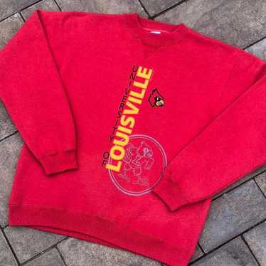 Vintage 1989 Louisville Cardinals Basketball Championship Crewneck