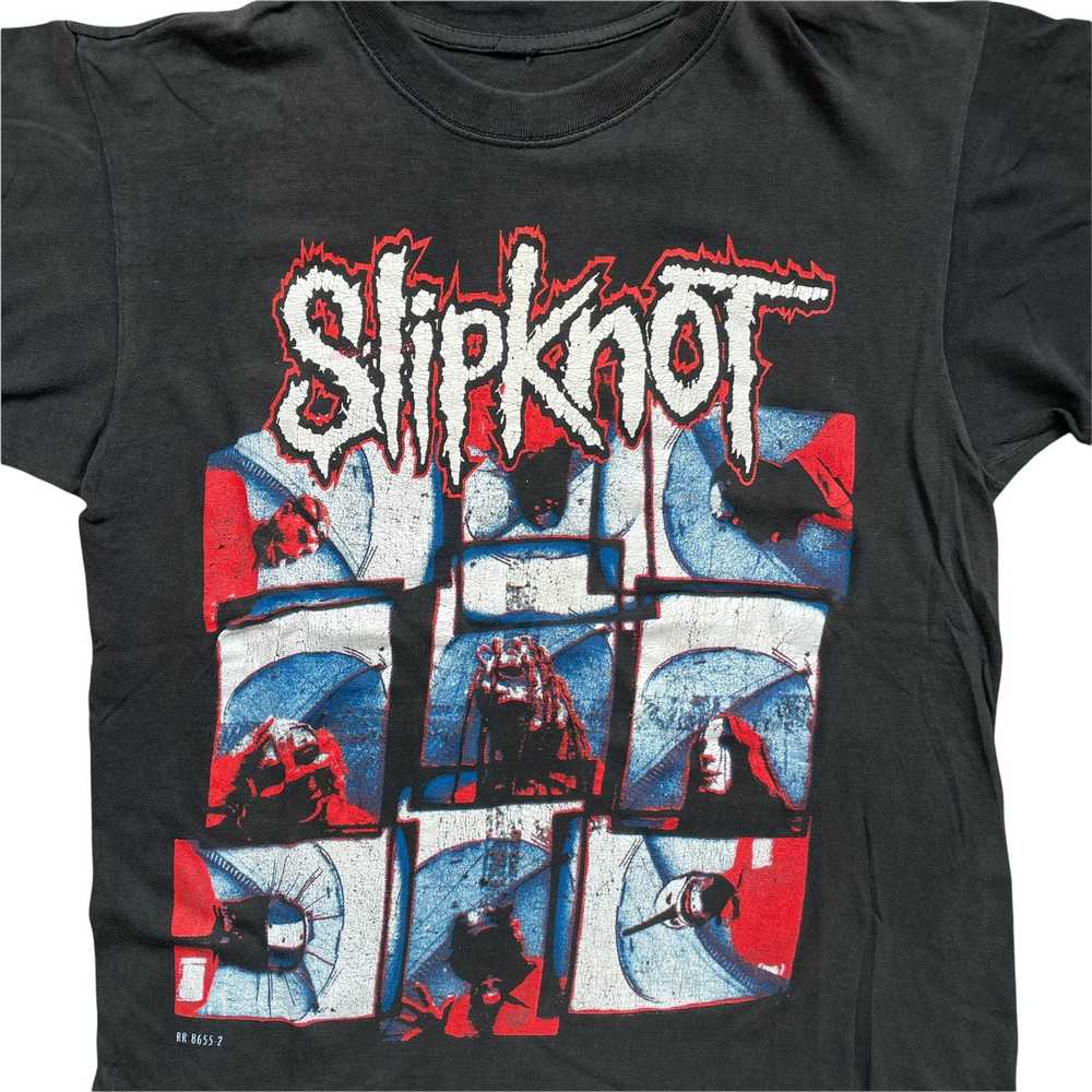 Vintage Vintage late 90s rare Slipknot T-shirt - image 3